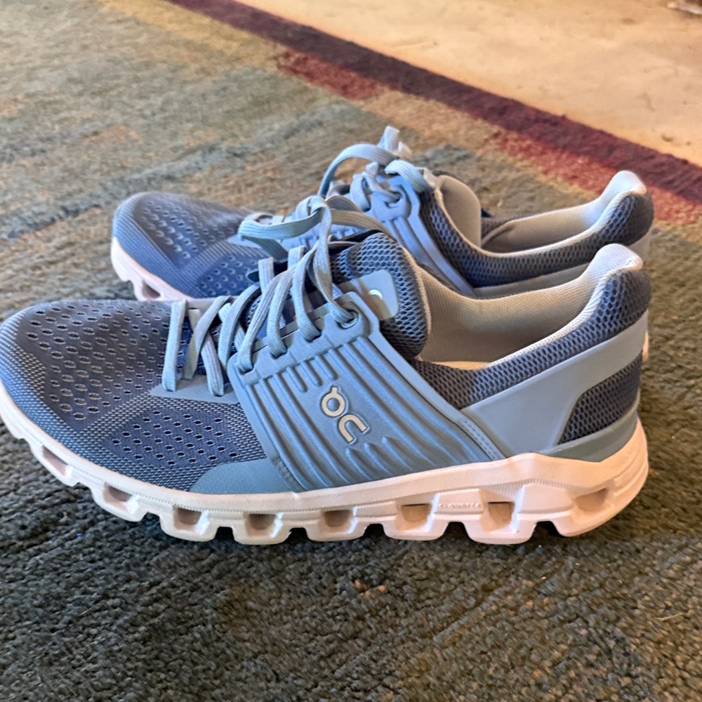 On Running Light Blue Performance Sneakers